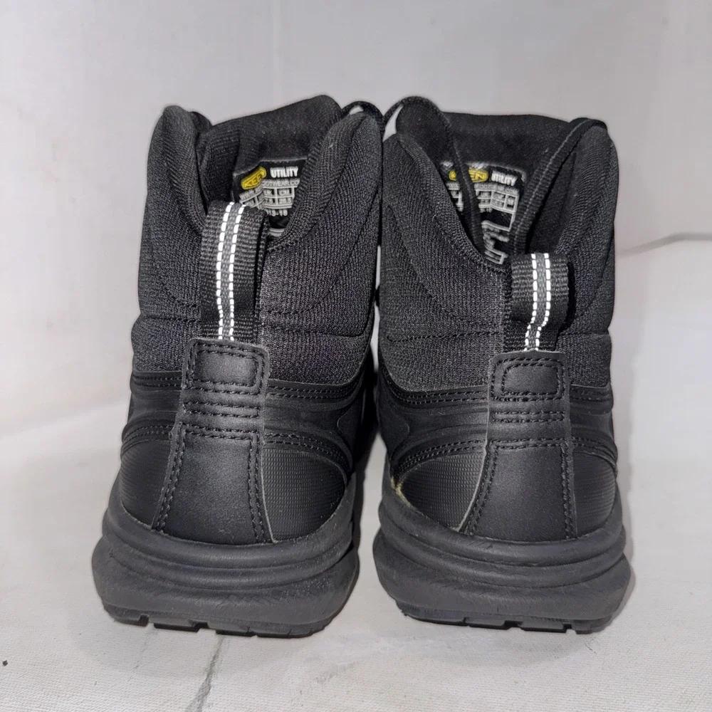 KEEN Utility Men's Vista Energy Mid Work Boots Safety Carbon Toe Shoes Sz 8.5 EE
